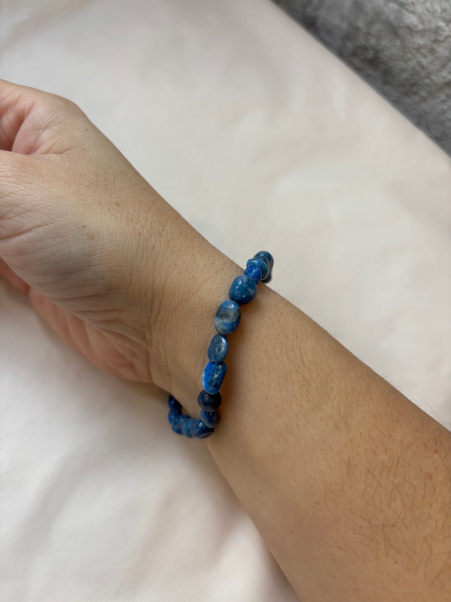 Pulsera Sodalita Piedra Irregular