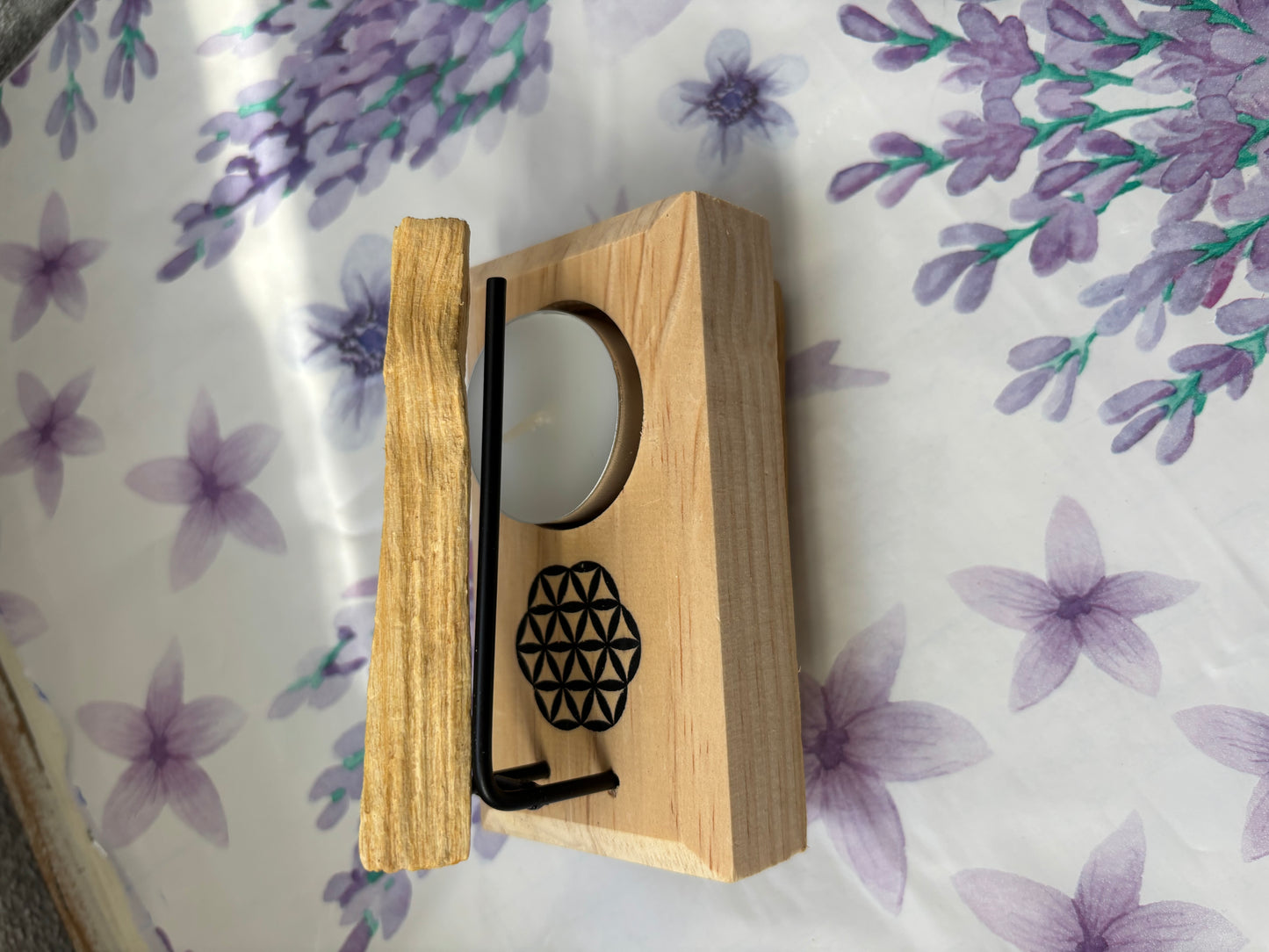 Quemador Palo Santo Flor Vida