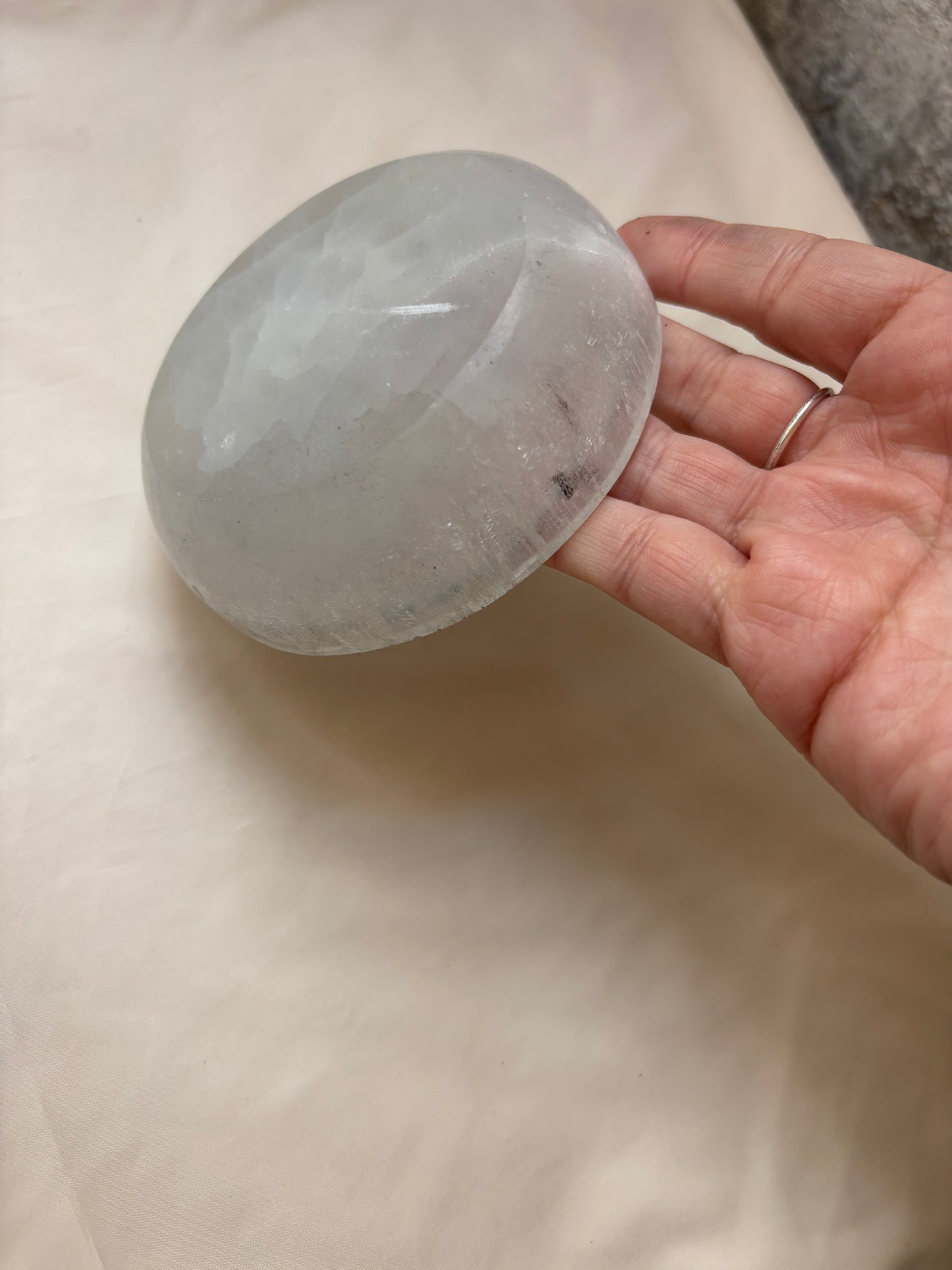 Cuenco Selenita Flor Loto