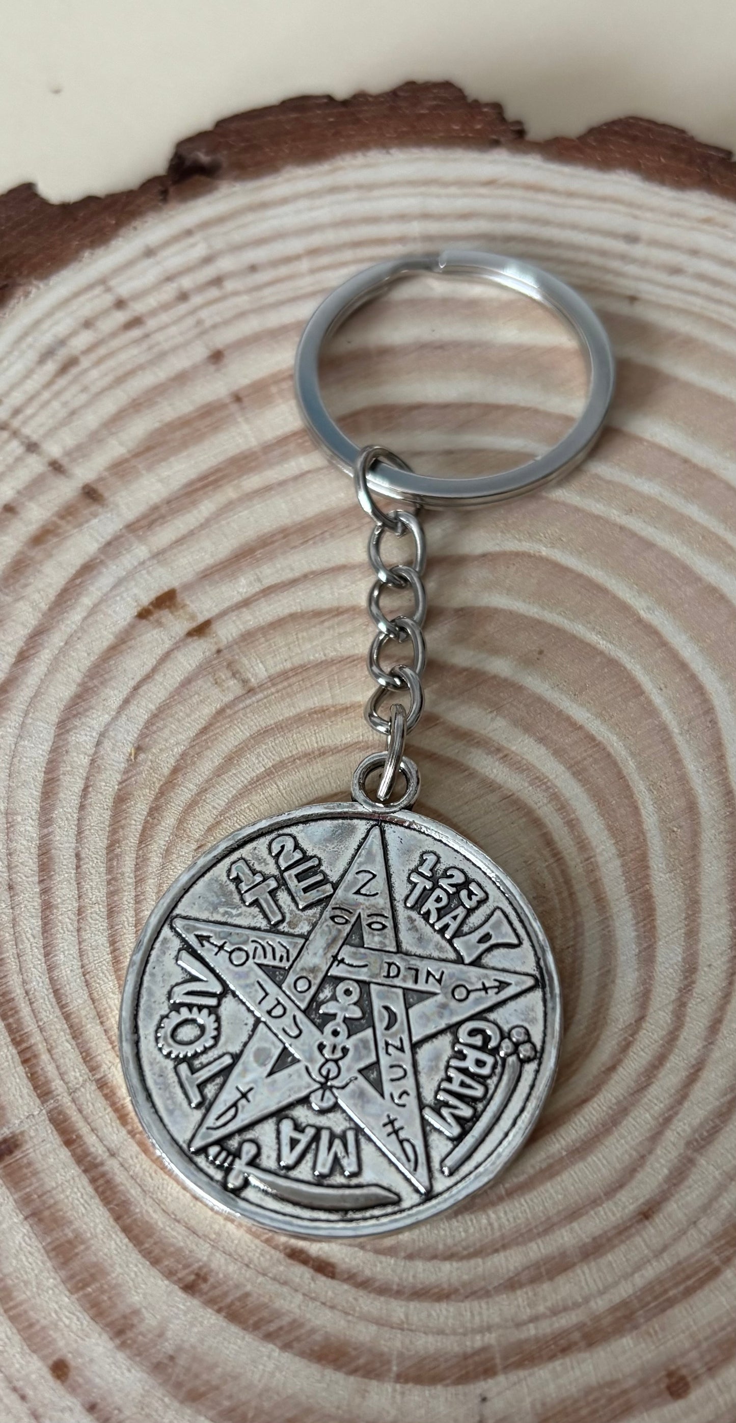 Llavero Trébol y Tetragramatrón