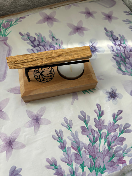 Quemador Palo Santo Flor Loto