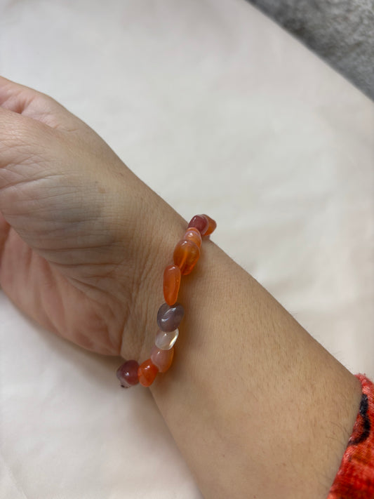 Pulsera Cornalina P. Irregular