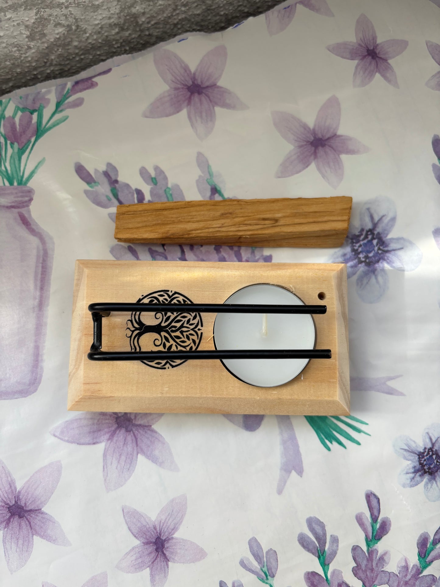 Quemador de Palo Santo Árbol Vida