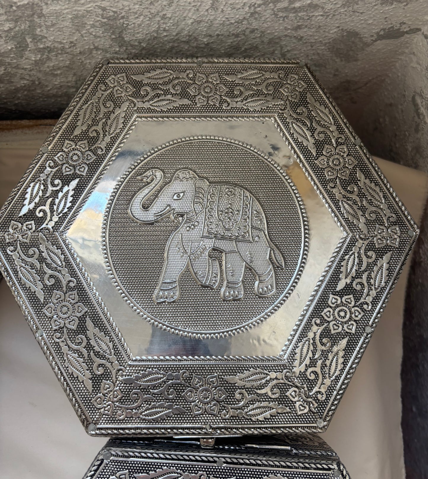 Joyero/Caja Símbolos Hexagonal