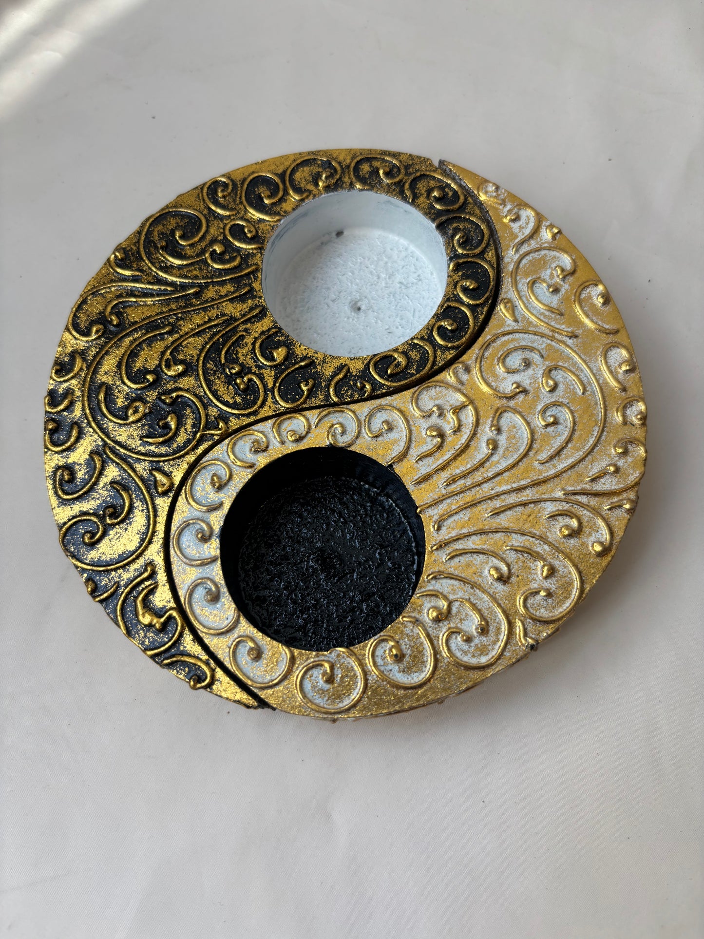 Porta velas Yin Yang