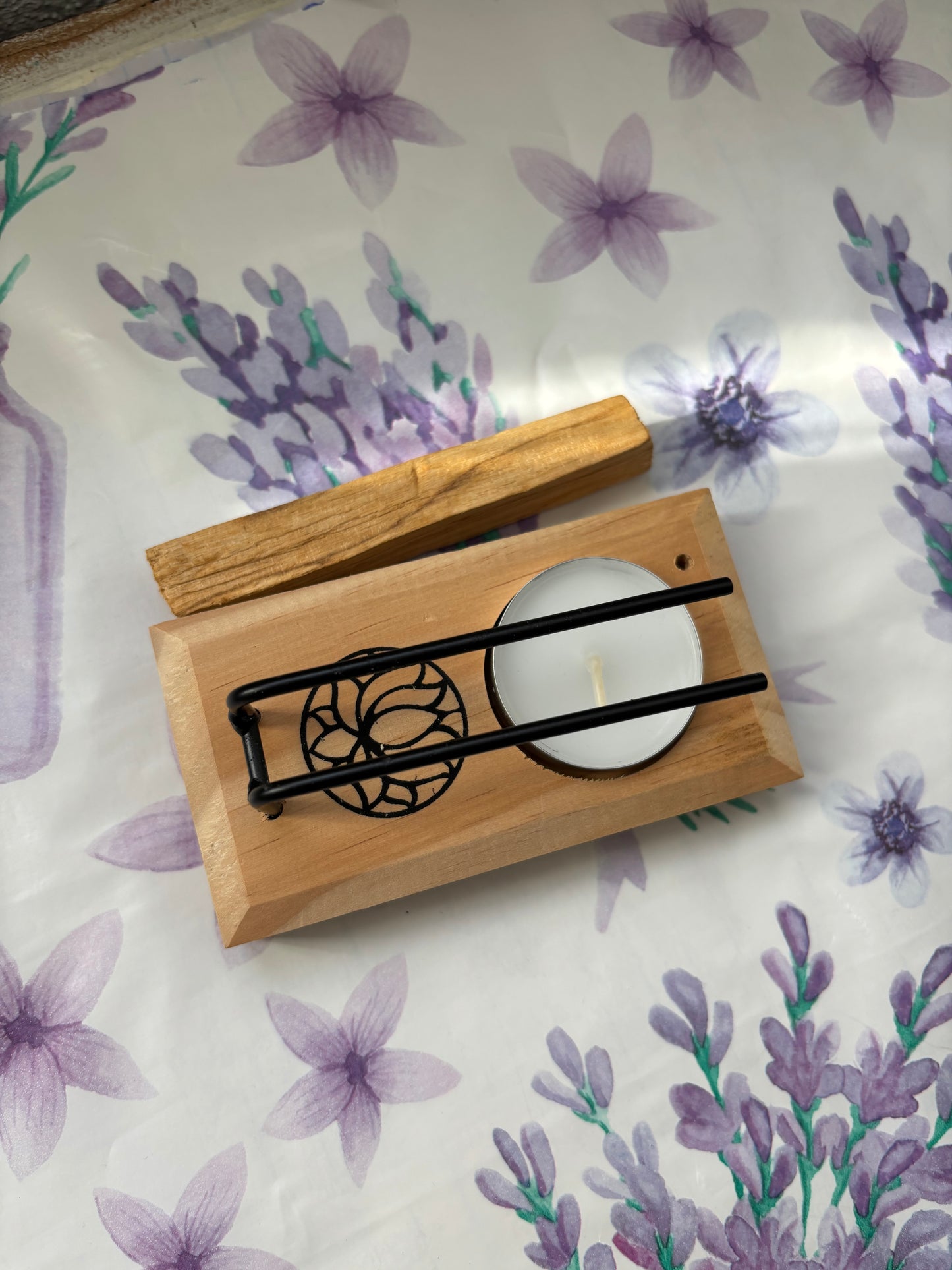 Quemador Palo Santo Flor Loto