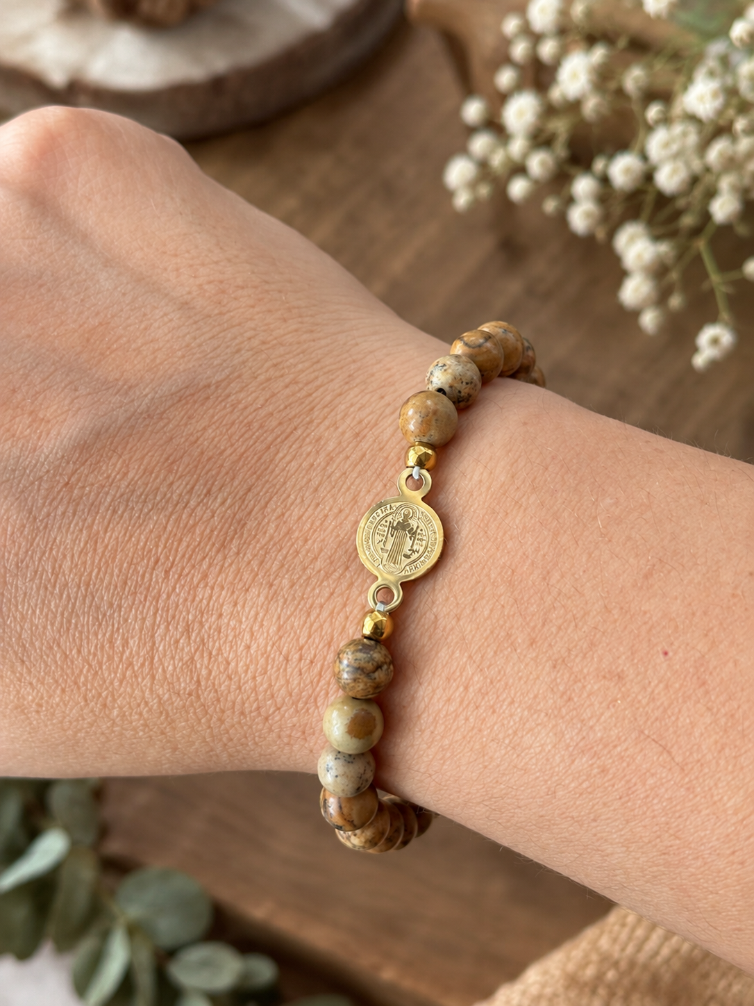 Pulsera San Benito J. Madera