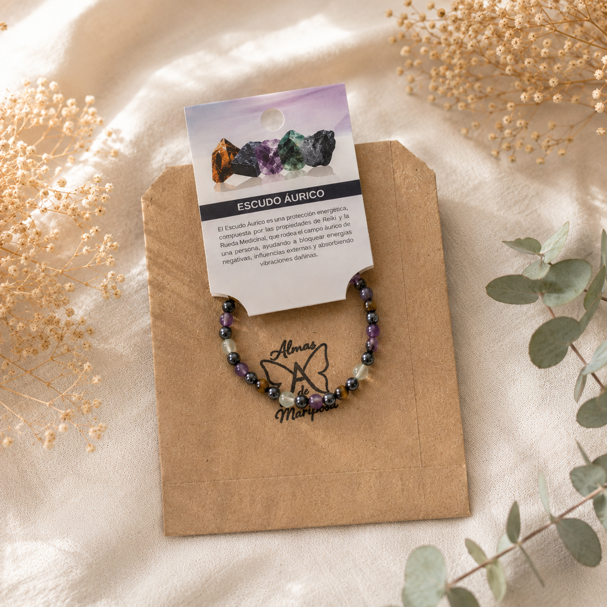 Pulsera Escudo Áurico 4mm