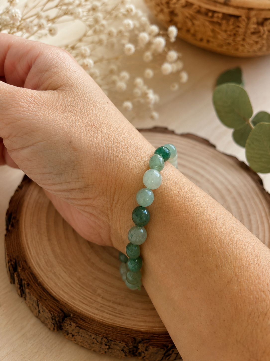 Pulsera Aventurina P. Irregular